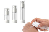 3Pcs Lotion Pump Refillable Empty Bottle for Travel