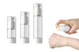 3Pcs Lotion Pump Refillable Empty Bottle for Travel