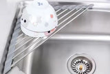 Triangle Roll-Up Dish Drying Rack For Sink Corner