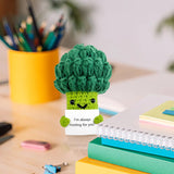 3Pcs Mini Crochet Doll with Positive Card
