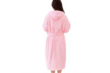 Towelling Wrap Bathrobe Thickened Coral Fleece Wrap Terry Toweling Dressing Gown Robe