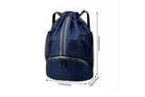 Sports Drawstring Backpack String Tote Gym Bag Dry Wet Separation Leisure Bag