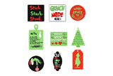 Set of 9Pcs Christmas Grinch Tiered Tray Decoration Xmas Farmhouse Table Sign
