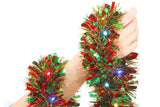 5M Christmas Garland With String Lights For Xmas Tree