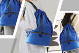 Sports Drawstring Backpack String Tote Gym Bag Dry Wet Separation Leisure Bag