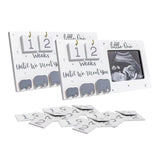 Sonogram Picture Frame with Baby Countdown Weeks