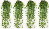 4pcs Artificial Ivy Vine Hanging Leaf Garland Plants Home Decoration Artificial Plants