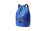 Sports Drawstring Backpack String Tote Gym Bag Dry Wet Separation Leisure Bag