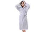 Towelling Wrap Bathrobe Thickened Coral Fleece Wrap Terry Toweling Dressing Gown Robe