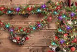 5M Christmas Garland With String Lights For Xmas Tree