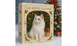 2D Cat Advent Calendar with 24 Acrylic Kitten Ornaments Christmas Countdown