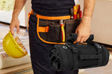 Hardware Tool Storage Bag Roll Up Tool Bag with Detachable Zipper Pouch