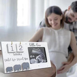 Sonogram Picture Frame with Baby Countdown Weeks