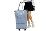 Large-Capacity Expandable Carry on Luggage Bag with Wheels
