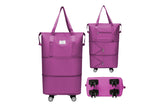 Large-Capacity Expandable Carry on Luggage Bag with Wheels