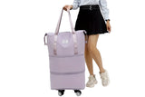 Large-Capacity Expandable Carry on Luggage Bag with Wheels