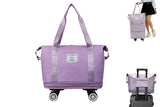 Large-Capacity Expandable Carry on Luggage Bag with Wheels