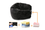 Stuffable Travel Pillow Carry-On Luggage Fits 3 Days of Travel Essentials
