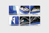 Sports Drawstring Backpack String Tote Gym Bag Dry Wet Separation Leisure Bag