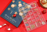 24Pcs Christmas Jewelry Advent Calendar Bracelet Set