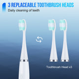 Electric Sonic Teeth Cleaning Kit