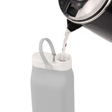 600ml Collapsible Silicone Water Bottle for Travel Sports