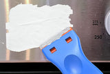 Plastic Razor Blade Scraper with 2Pcs Scraper Tool and 100Pcs Plastic Blades Cleaning