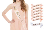 7Pcs Bride to Be Sash Set