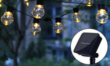 Retro Solar String Lights Garden LED Festoon Party Globe 20 Bulbs Light Outdoor
