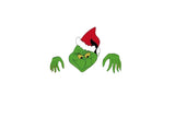 Grinch-Inspired Christmas Wooden Courtyard Signboard