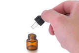 50 Pcs 1/2ml Amber Glass Dropper Bottle with Droppers