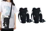 40 OZ Water Bottle Carrier Bag with Pouch and Adjustable Shoulder Strap