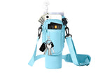 40 OZ Water Bottle Carrier Bag with Pouch and Adjustable Shoulder Strap