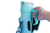 40 OZ Water Bottle Carrier Bag with Pouch and Adjustable Shoulder Strap
