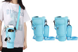 40 OZ Water Bottle Carrier Bag with Pouch and Adjustable Shoulder Strap