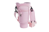40 OZ Water Bottle Carrier Bag with Pouch and Adjustable Shoulder Strap