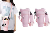 40 OZ Water Bottle Carrier Bag with Pouch and Adjustable Shoulder Strap