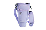 40 OZ Water Bottle Carrier Bag with Pouch and Adjustable Shoulder Strap