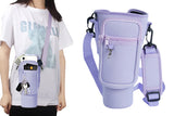 40 OZ Water Bottle Carrier Bag with Pouch and Adjustable Shoulder Strap