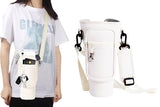 40 OZ Water Bottle Carrier Bag with Pouch and Adjustable Shoulder Strap