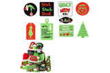 Set of 9Pcs Christmas Grinch Tiered Tray Decoration Xmas Farmhouse Table Sign