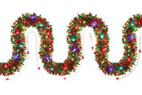 5M Christmas Garland With String Lights For Xmas Tree