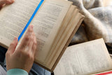 PU Leather Ribbon Bookmark