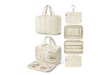 Travel Toiletry Bag Makeup Bag Cosmetic Organizer with Jewelry Organizer