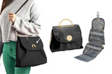 Large Capacity Water-resistant Toiletry Bag Travel Bag with Hanging Hook