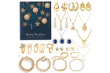 24Pcs Christmas Jewelry Advent Calendar Bracelet Set