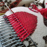 14 Hooks Small Loom-Speedweve Type Weave Tool Set Darning Machine Green