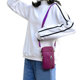 Nylon Phone Multi-Pocket Crossbody Bag