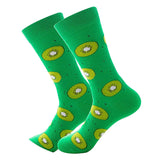 5 Pairs of Women Novelty Socks Fruit Animal Floral Pattern Socks Set