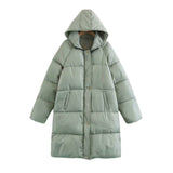Midi Hooded Puffer Jacket
